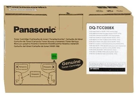 Original Toner Panasonic DQ-TCC008X schwarz 