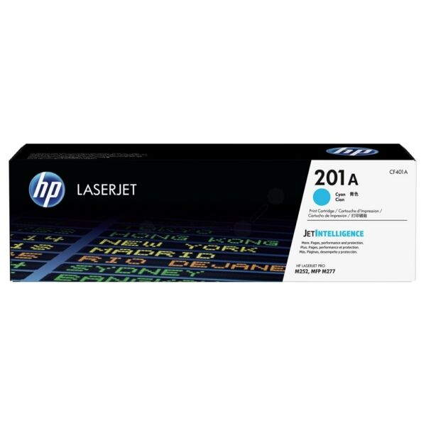 Original Toner HP CF401A (201A) cyan