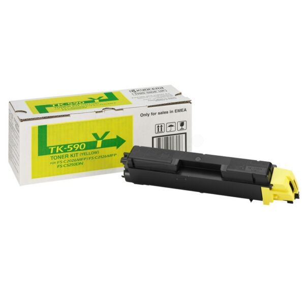 1T02KVANL0 Original Toner Kyocera TK-590Y (1T02KVANL0) gelb