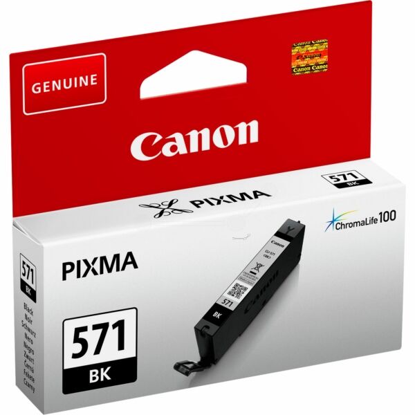 Original Tintenpatrone Canon CLI-571 schwarz (0385C001)