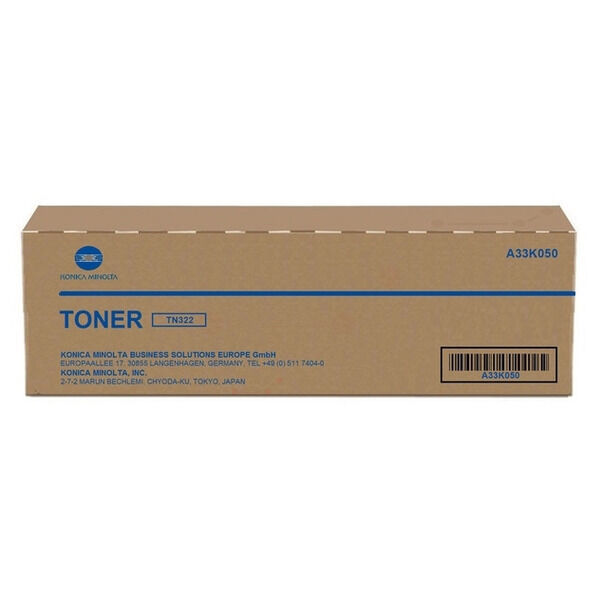 Original Toner Konica Minolta TN-322 (A33K050) schwarz