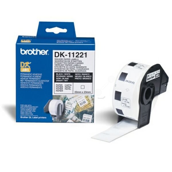 Original Etikettenrolle Brother DK-11221
