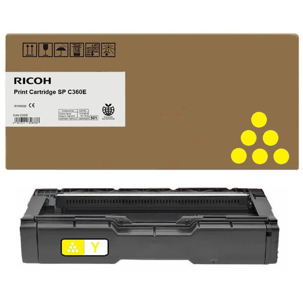Original Toner Ricoh SPC 340 E (407902) gelb
