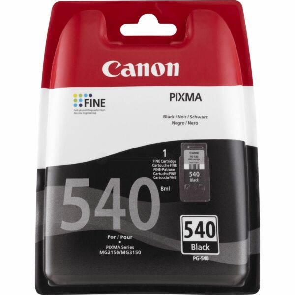 Original Druckerpatrone Canon PG-540 schwarz (5225B005)
