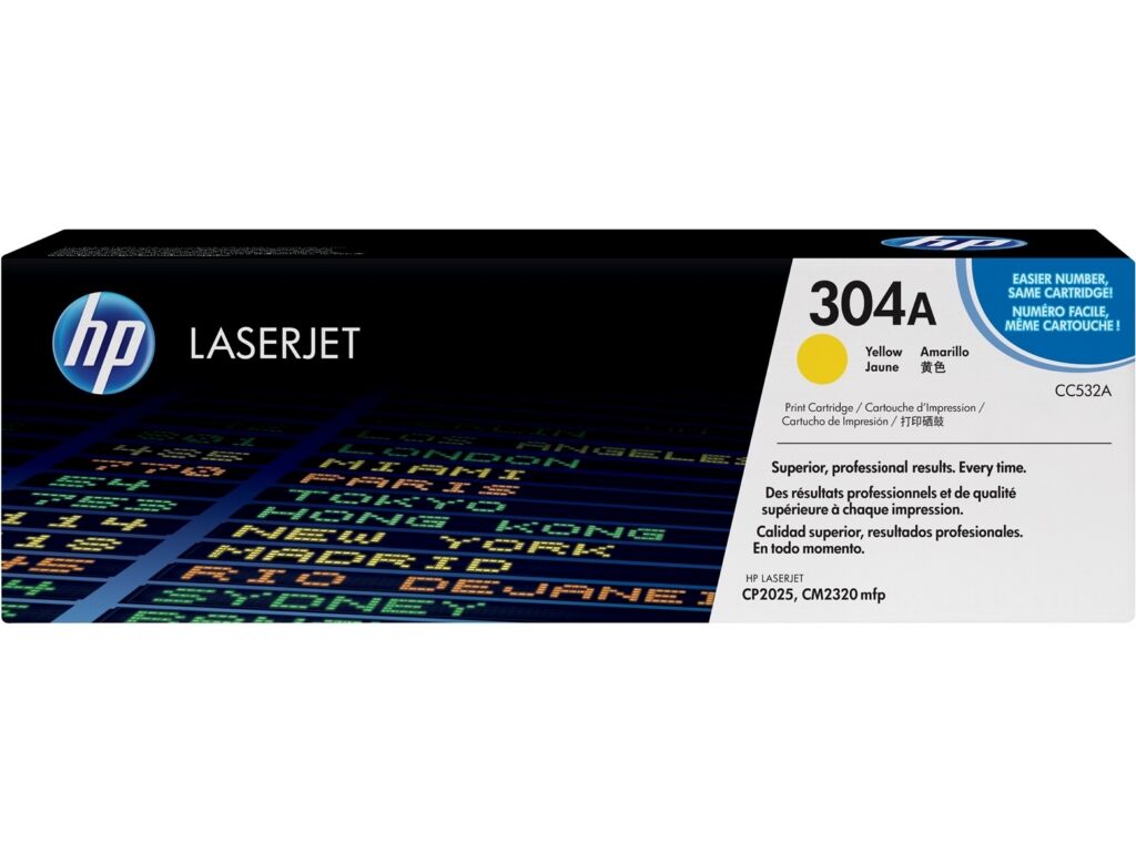 Toner / HP - CC532A / 304A