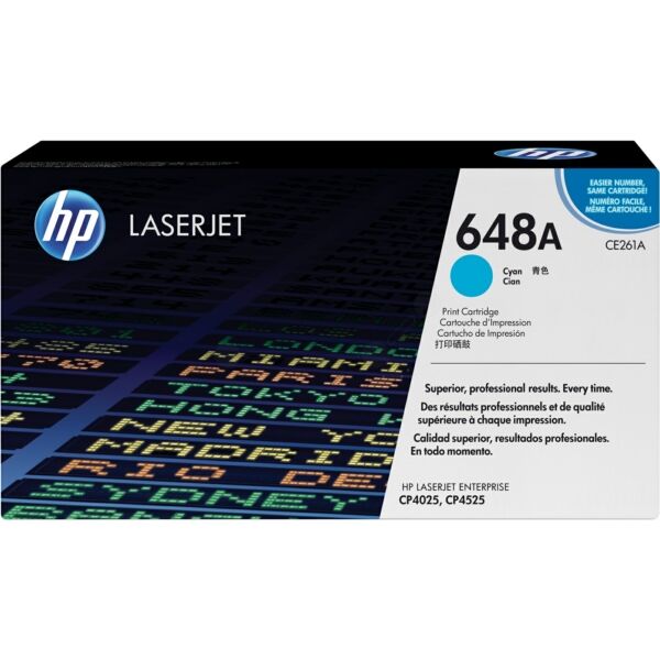 Original Toner HP CE261A (648A) cyan Original Toner HP CE261A (648A) cyan