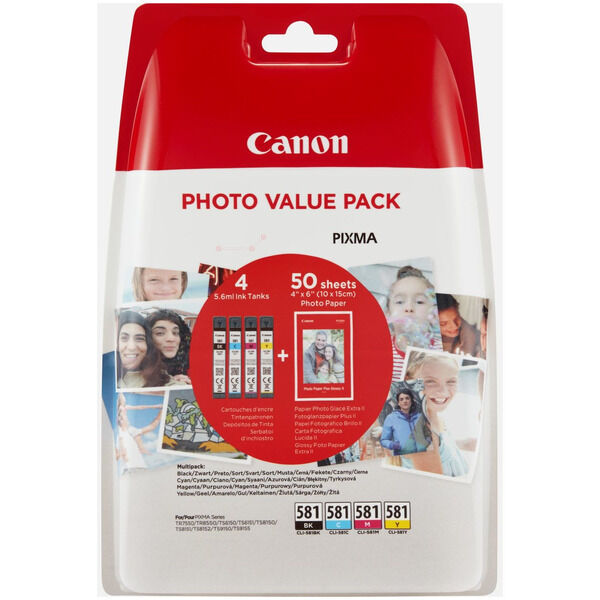 2106C005 Original Tintenpatronen Canon CLI-581 multipack (2106C005)