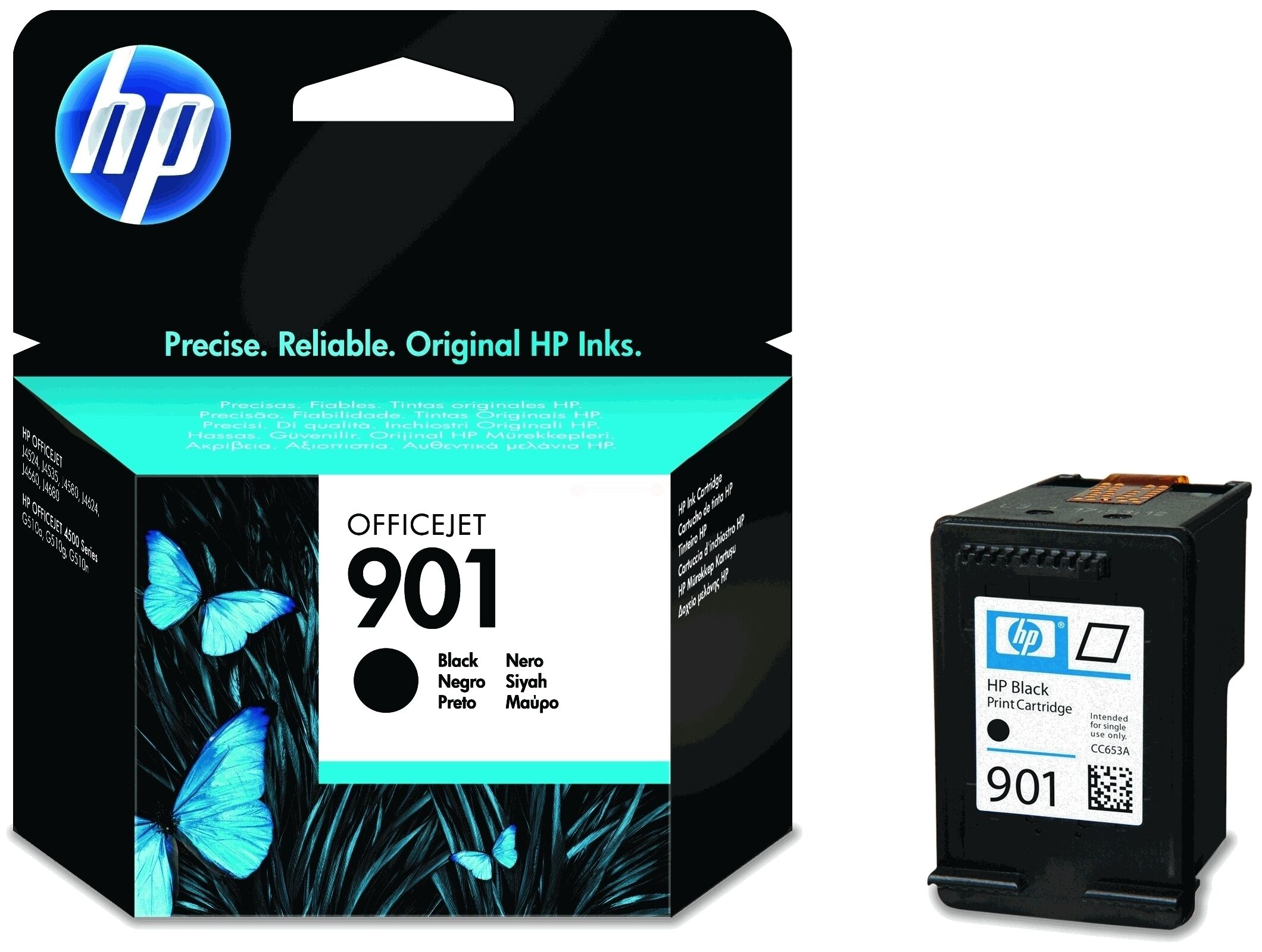 Druckkopfpatrone / HP - CC653AE / 901