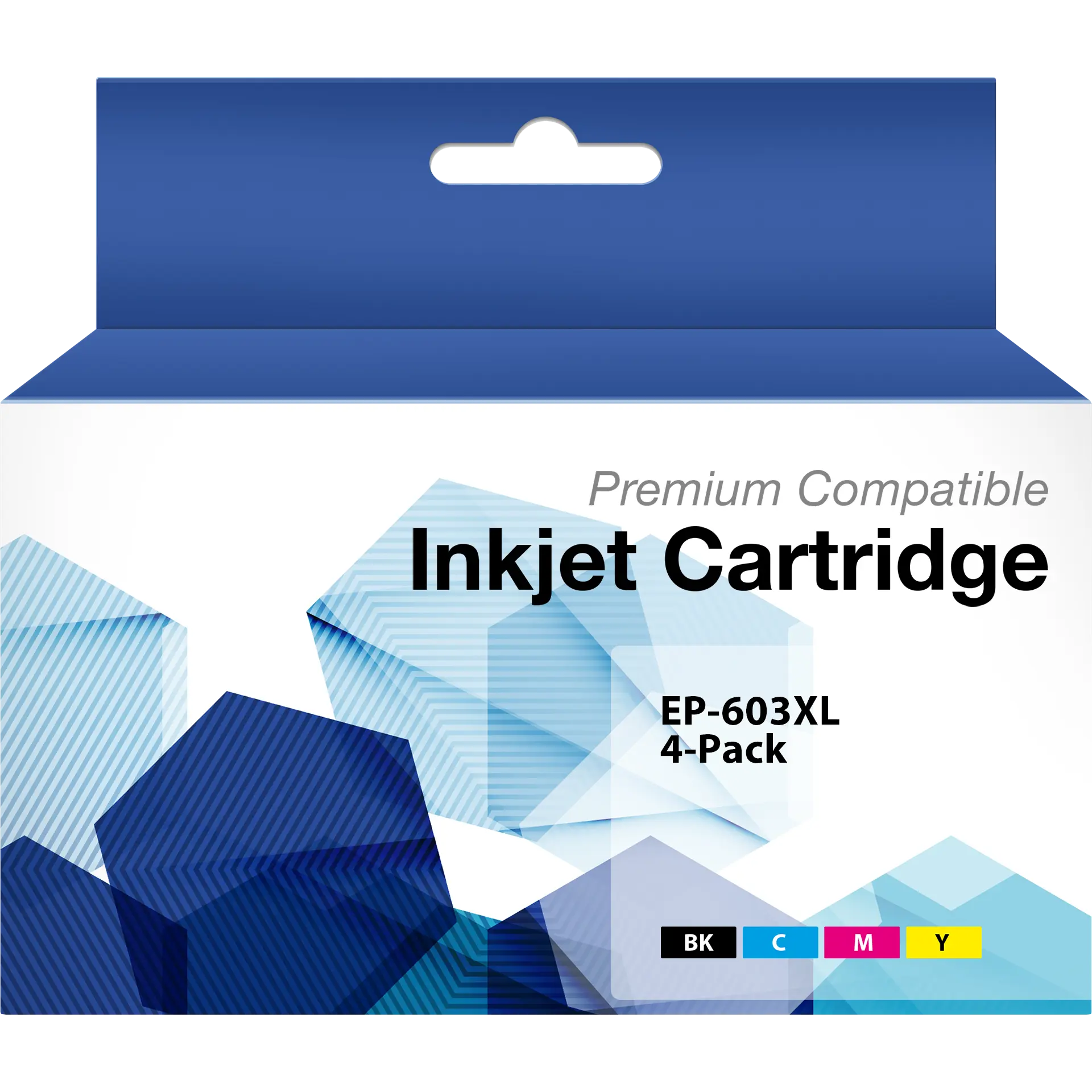 Tintenpatronen, kompatibel zu Epson 603XL (C13T03A64010) Viererpack CMYK