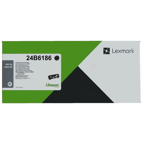 Original Toner Lexmark 24B6186 schwarz