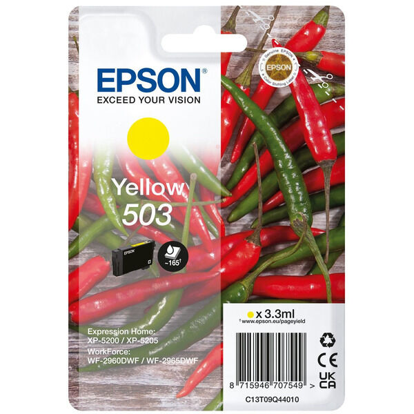 Original Tintenpatrone Epson 503 (C13T09Q44010) gelb