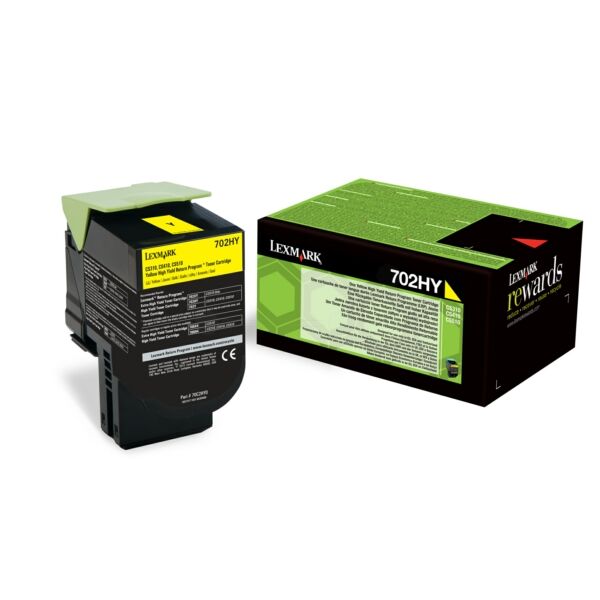 Original Toner Lexmark 70C2HY0 gelb