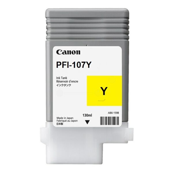 6708B001 Original Tintenpatrone Canon PFI-107Y gelb (6708B001)
