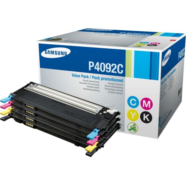 Original Toner Samsung CLT-P4092C (SU392A) Viererpack CMYK Original Toner Samsung CLT-P4092C (SU392A) Viererpack CMYK