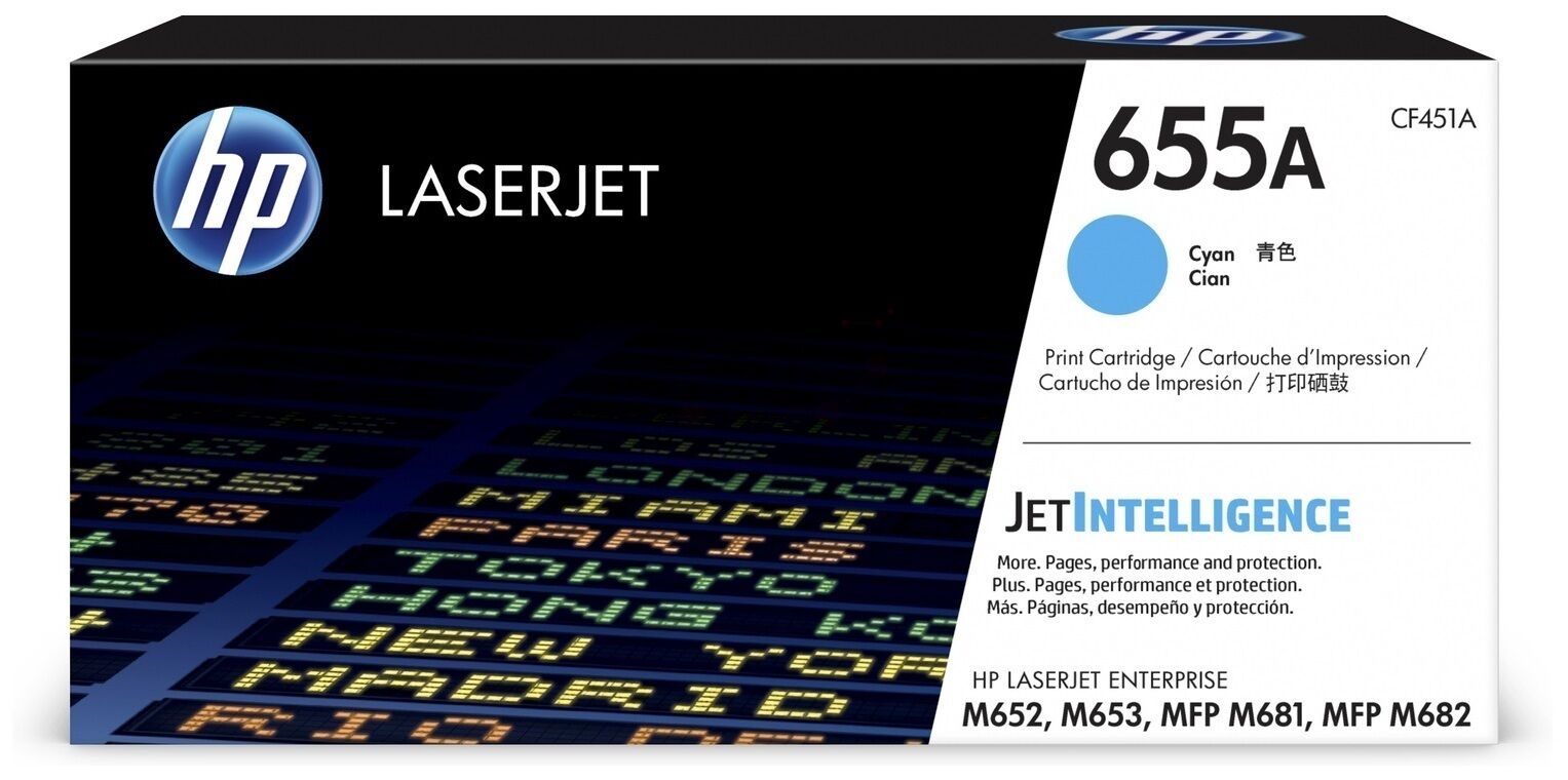 Toner / HP - CF451A / 655A