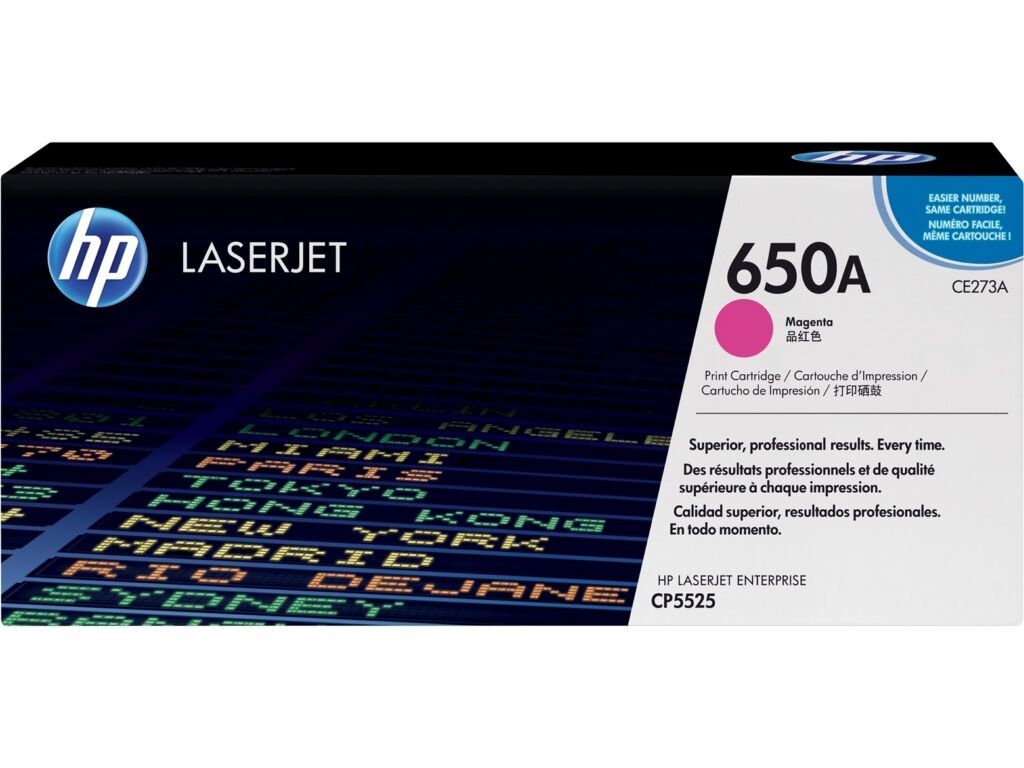 Original Toner HP CE273A (650A) magenta