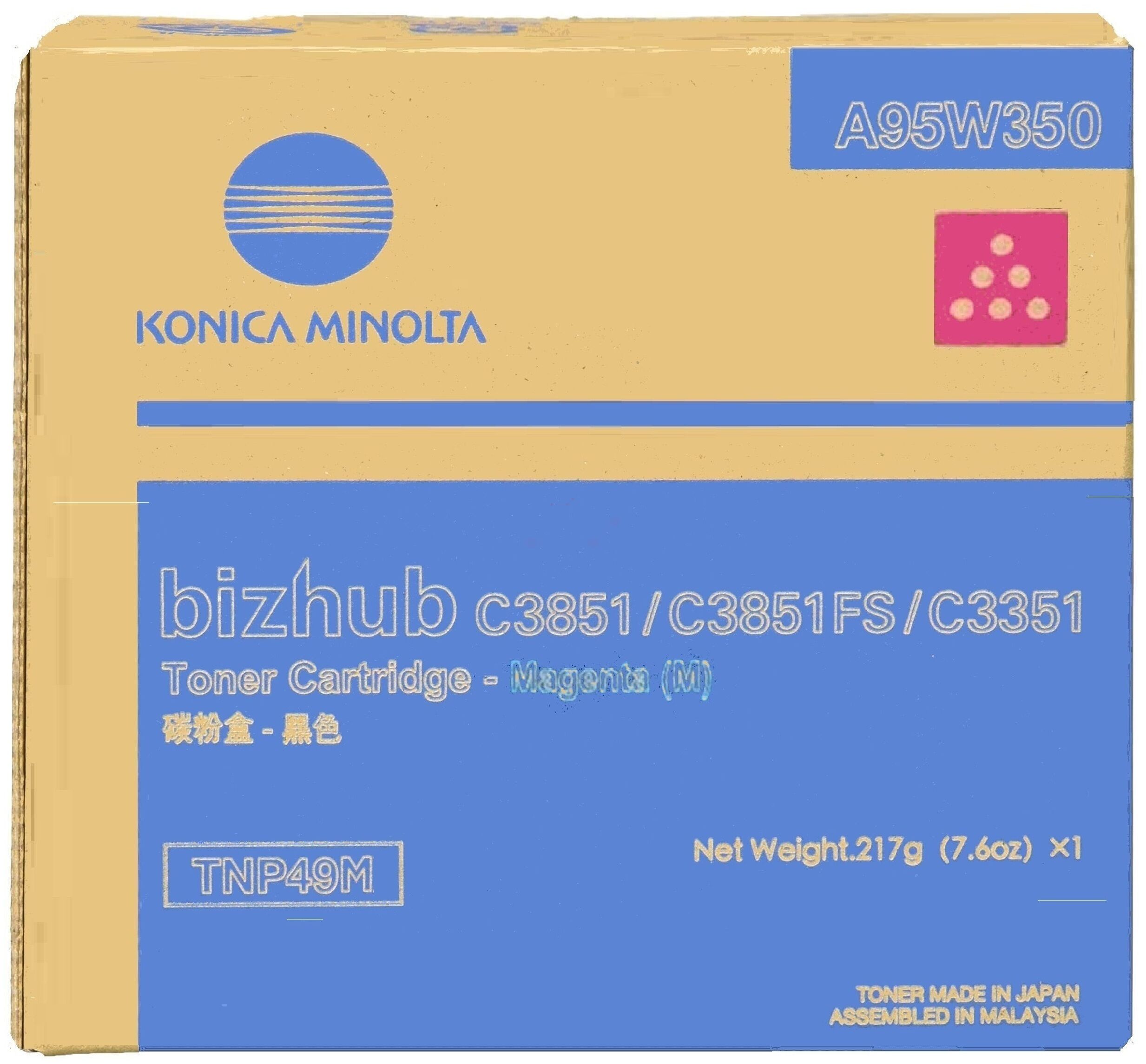 Toner / Konica Minolta - A95W350 / TNP-49M
