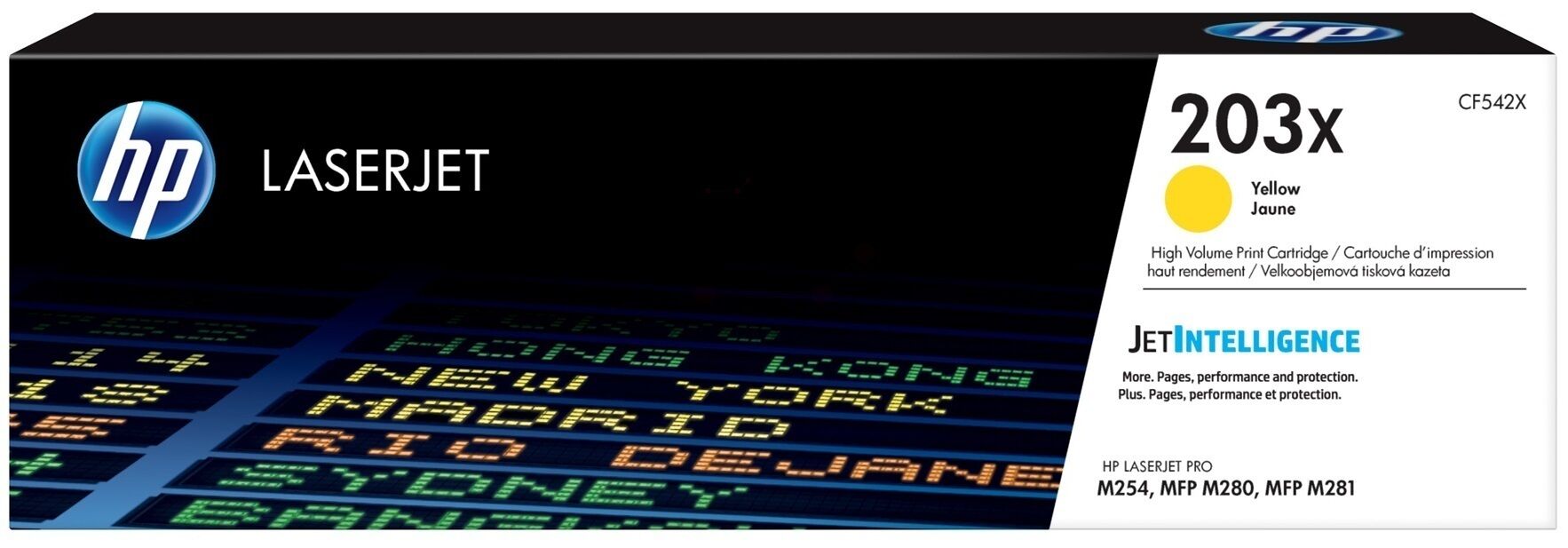 Toner / HP - CF542X / 203X