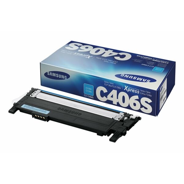 CLT-C406SRALVfL9lJZ9wH Original Toner Samsung CLT-C406S cyan (ST984A)