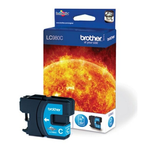 LC980C Original Tintenpatrone Brother LC-980 cyan