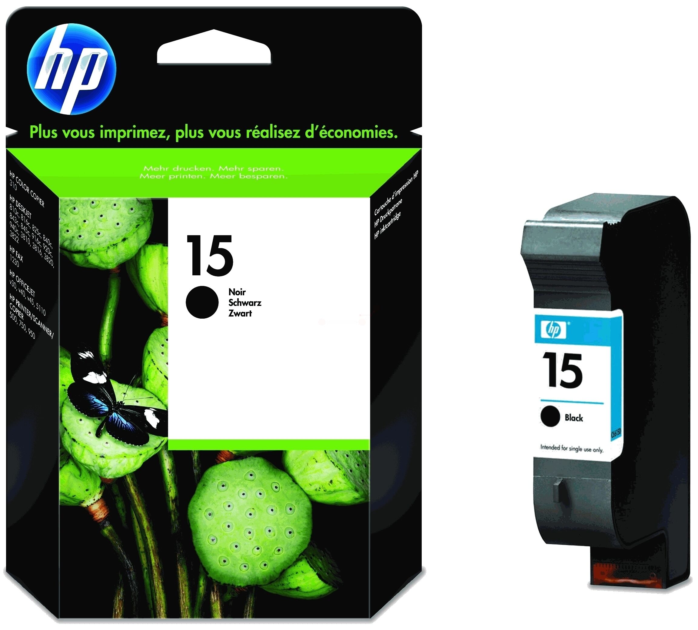 Druckkopfpatrone / HP - C6615DE / 15