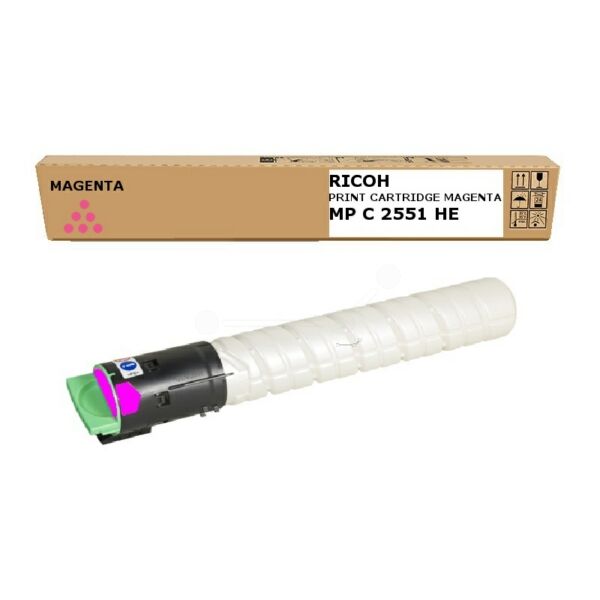 Original Toner Ricoh TYPE MPC 2551 HE (842063) magenta