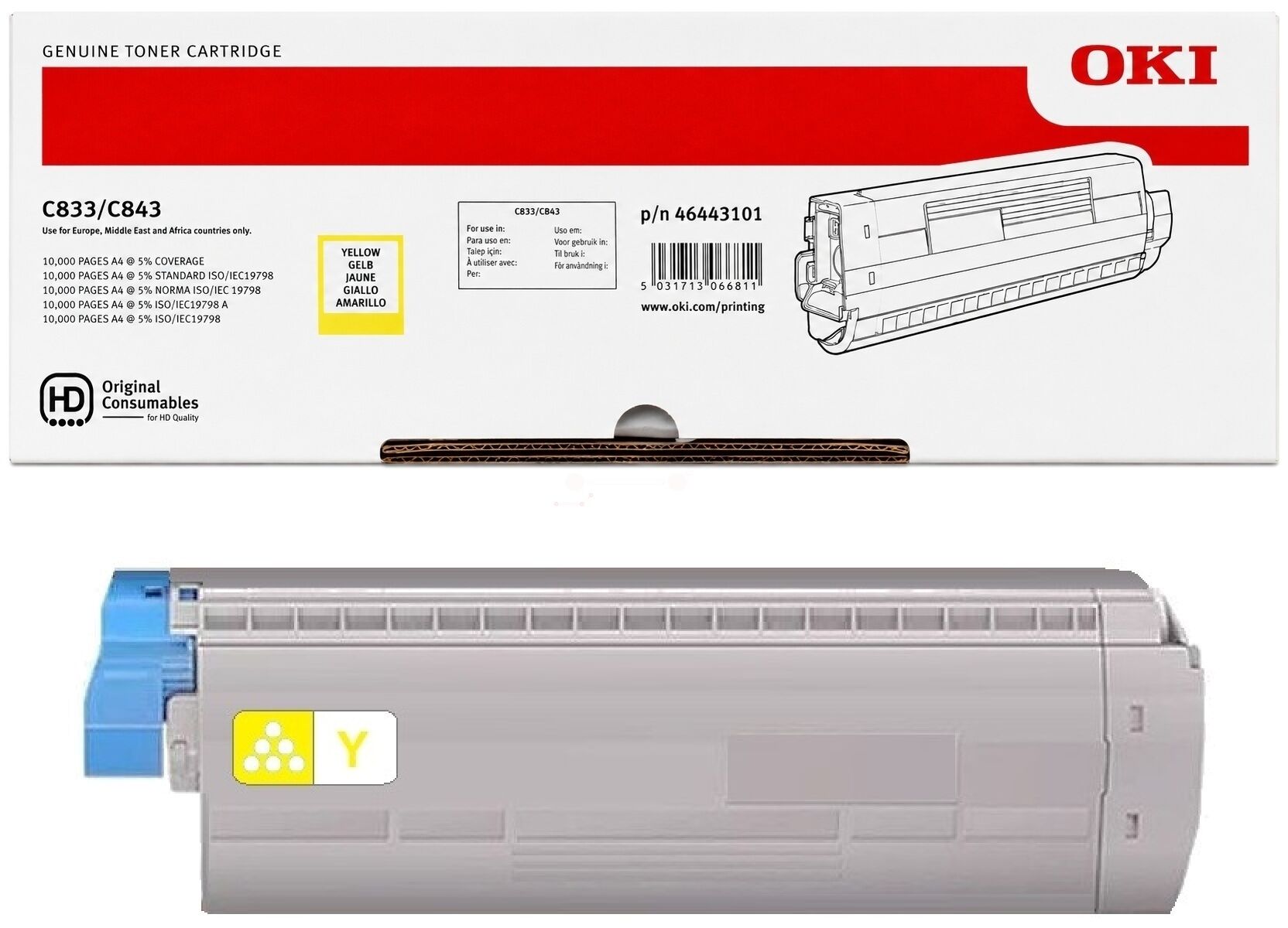 Toner / OKI - 46443101