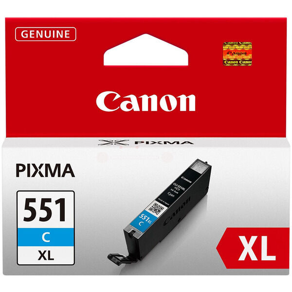 6444B001vev2Lu43bOn7a Original Tintenpatrone Canon CLI-551XL cyan (6444B001)