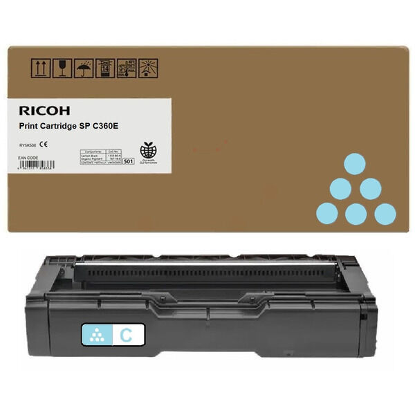 Original Toner Ricoh SPC 340 E (407900) cyan