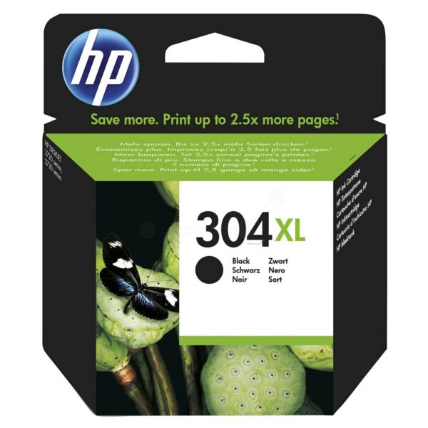 Original Druckerpatrone HP 304XL (N9K08AE) schwarz