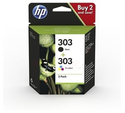 Druckkopfpatrone / HP - 3YM92AE / 303 Multipack