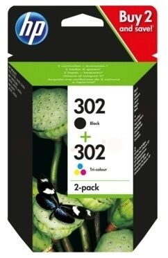 Druckkopfpatrone / HP - X4D37AE / 302 Multipack