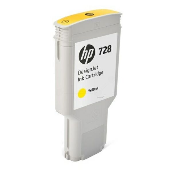 Original Tintenpatrone HP 728 (F9K15A) gelb