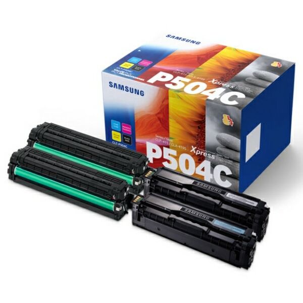 Original Toner Samsung CLT-P504C (SU400A) Viererpack CMYK Original Toner Samsung CLT-P504C (SU400A) Viererpack CMYK