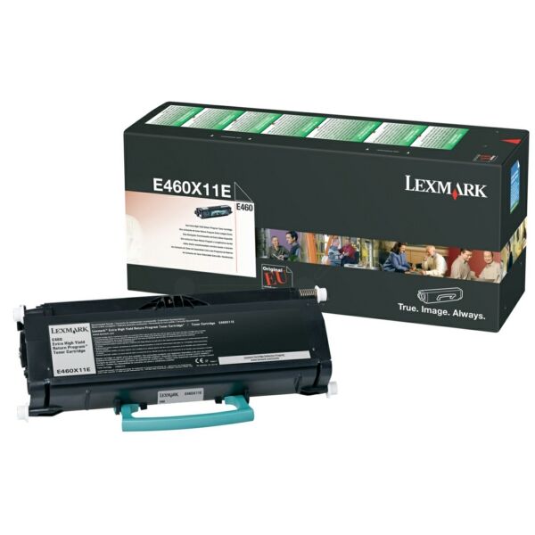 Original Toner Lexmark E460X11E schwarz