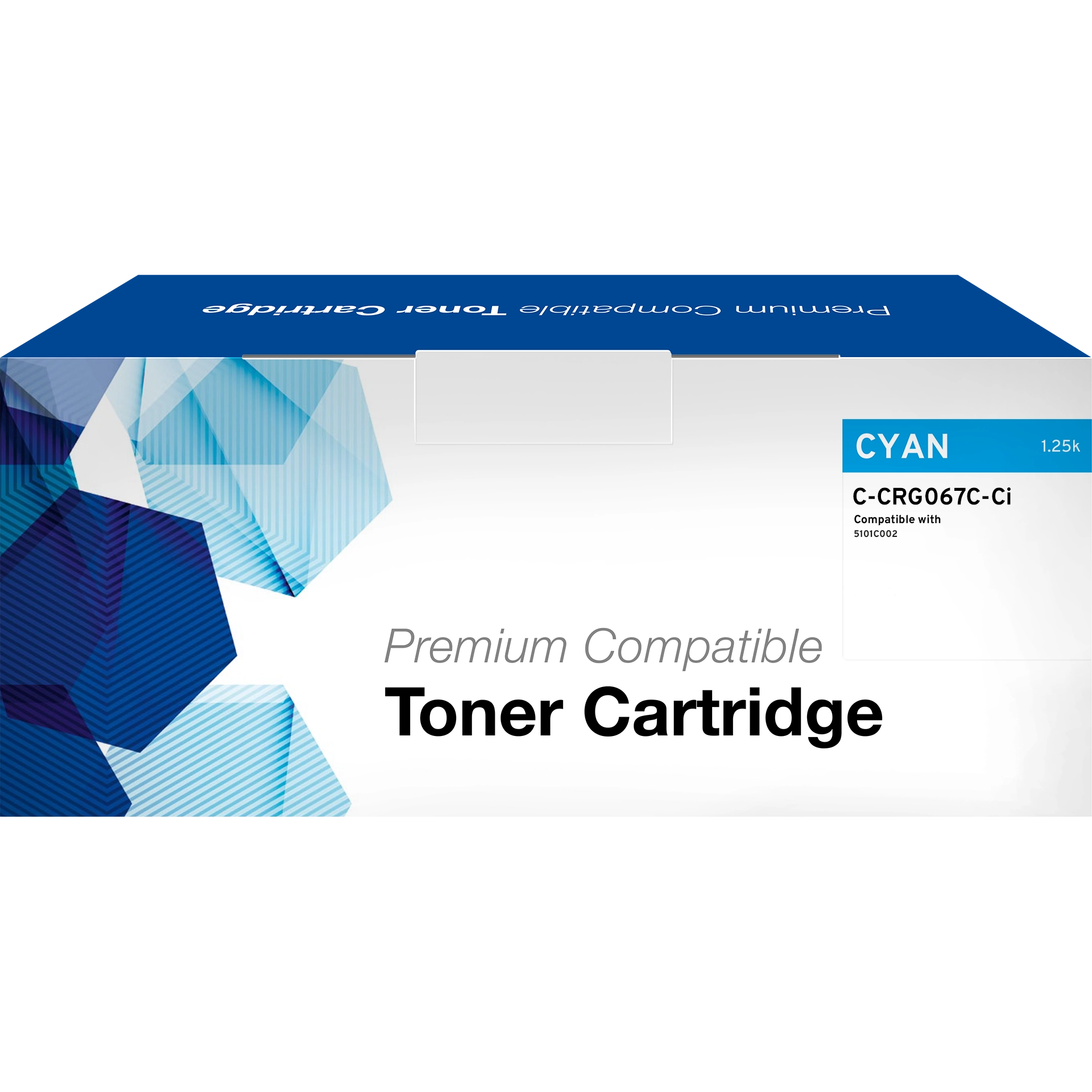 Toner, kompatibel zu Canon CRG 067 (5101C002) cyan