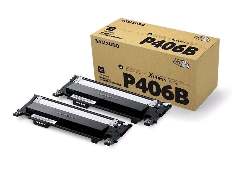 Toner / HP - SU374A / CLT-P406B - Doppelpack