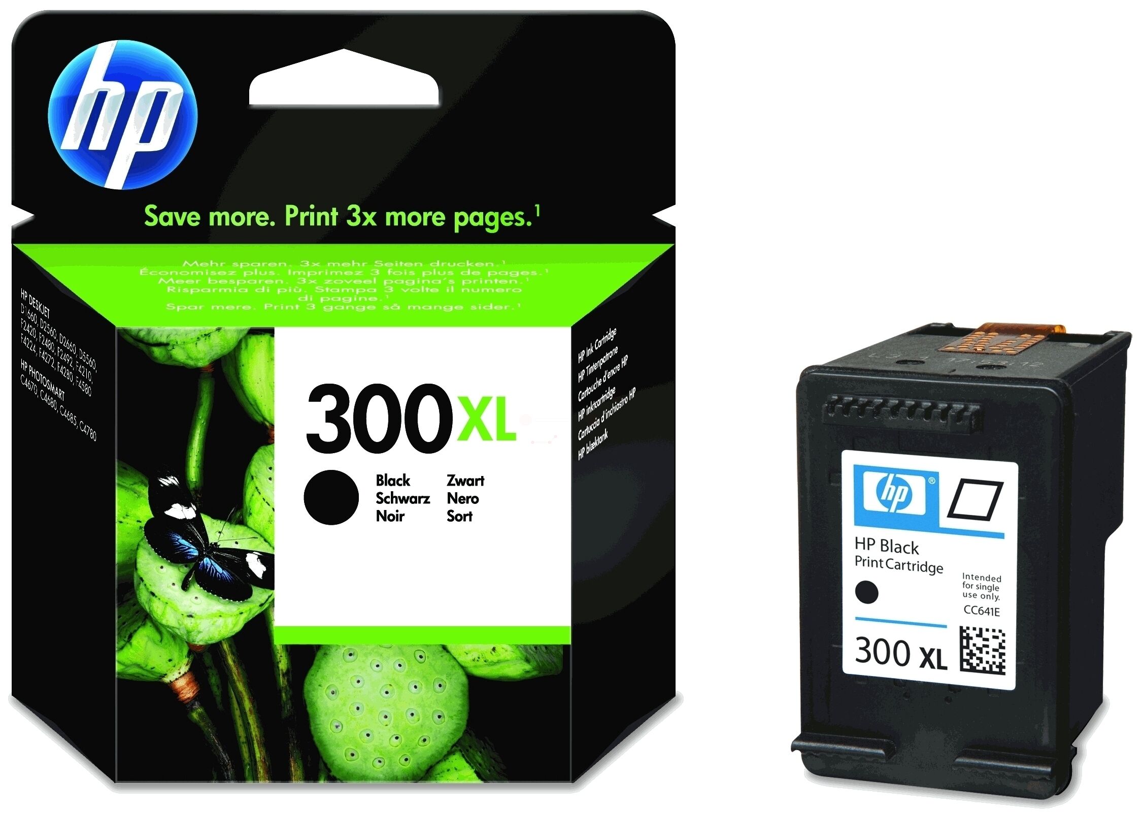 Druckkopfpatrone / HP - CC641EE / 300XL
