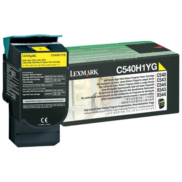 Original Toner Lexmark C540H1YG gelb