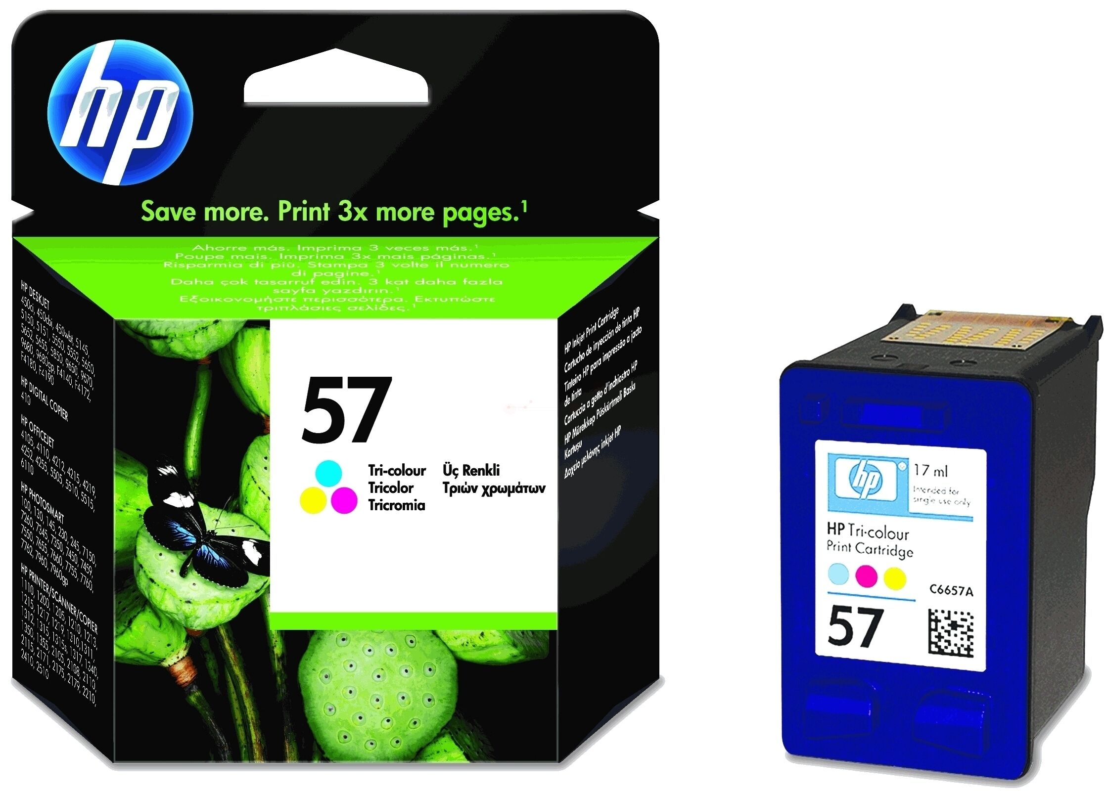 Druckkopfpatrone / HP - C6657AE / 57