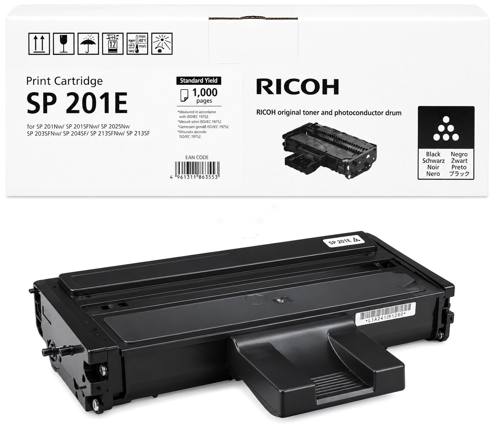 Toner / Ricoh - 407999 / TYPESP201E