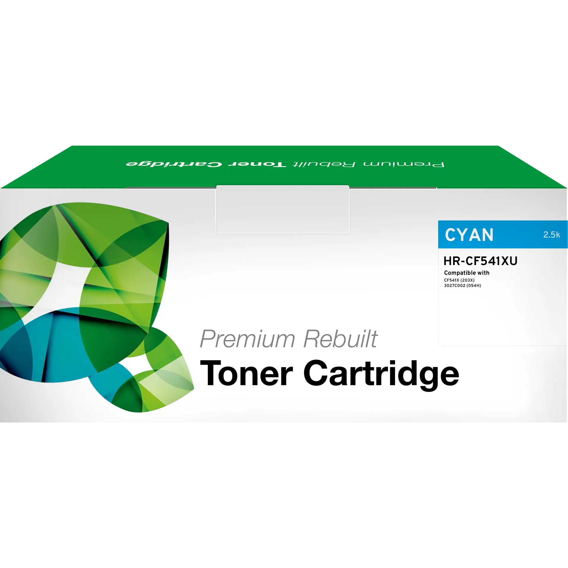 Recycelter Toner HP CF541X/054H cyan (203X) (3027C002)