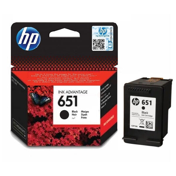 C2P10AE Original Druckerpatrone HP 651 (C2P10AE) schwarz