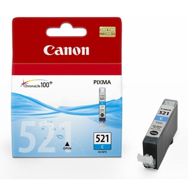 2934B001 Original Tintenpatrone Canon CLI-521 cyan (2934B001)