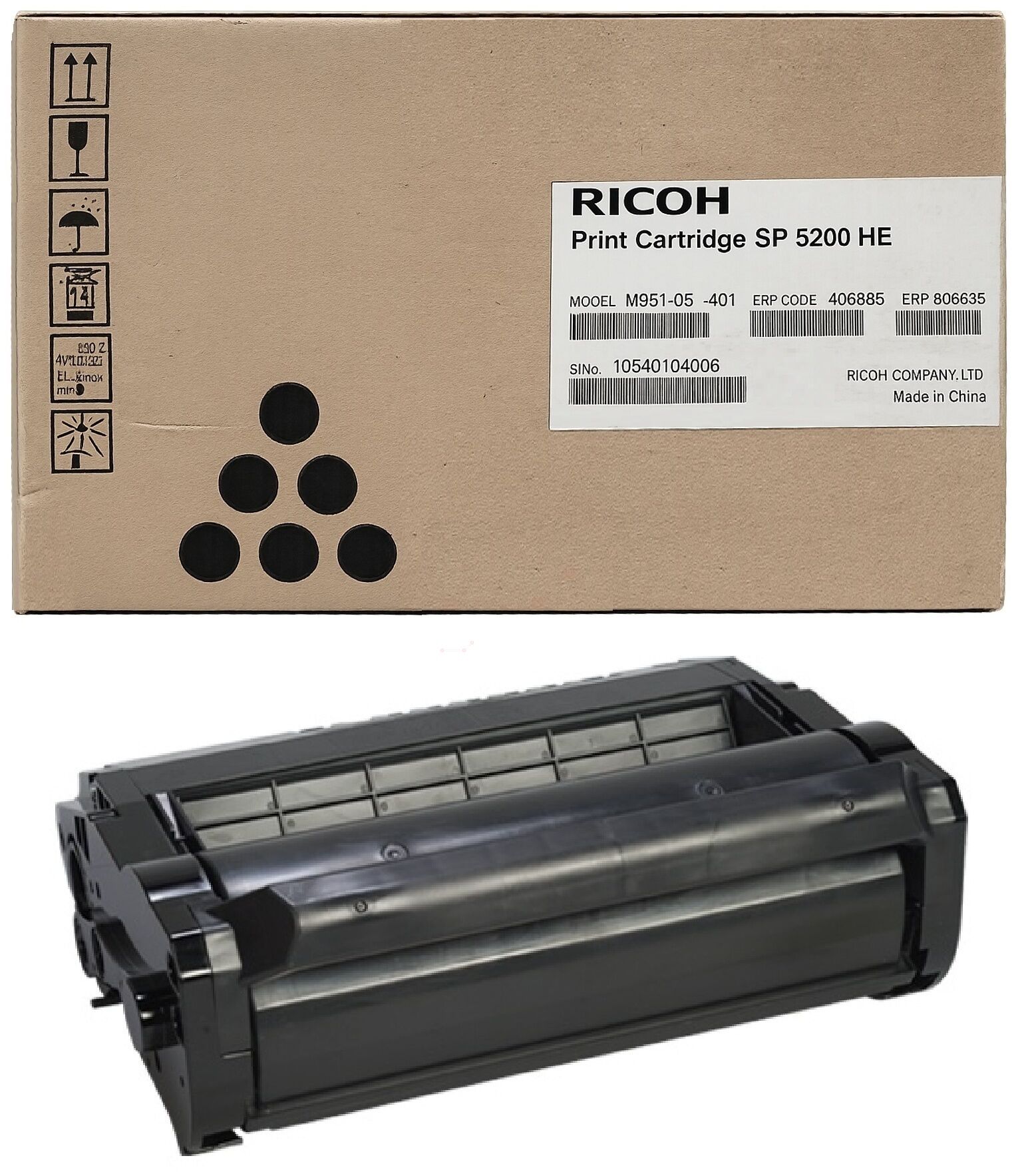 Toner / Ricoh - 406685 / SP5200HE