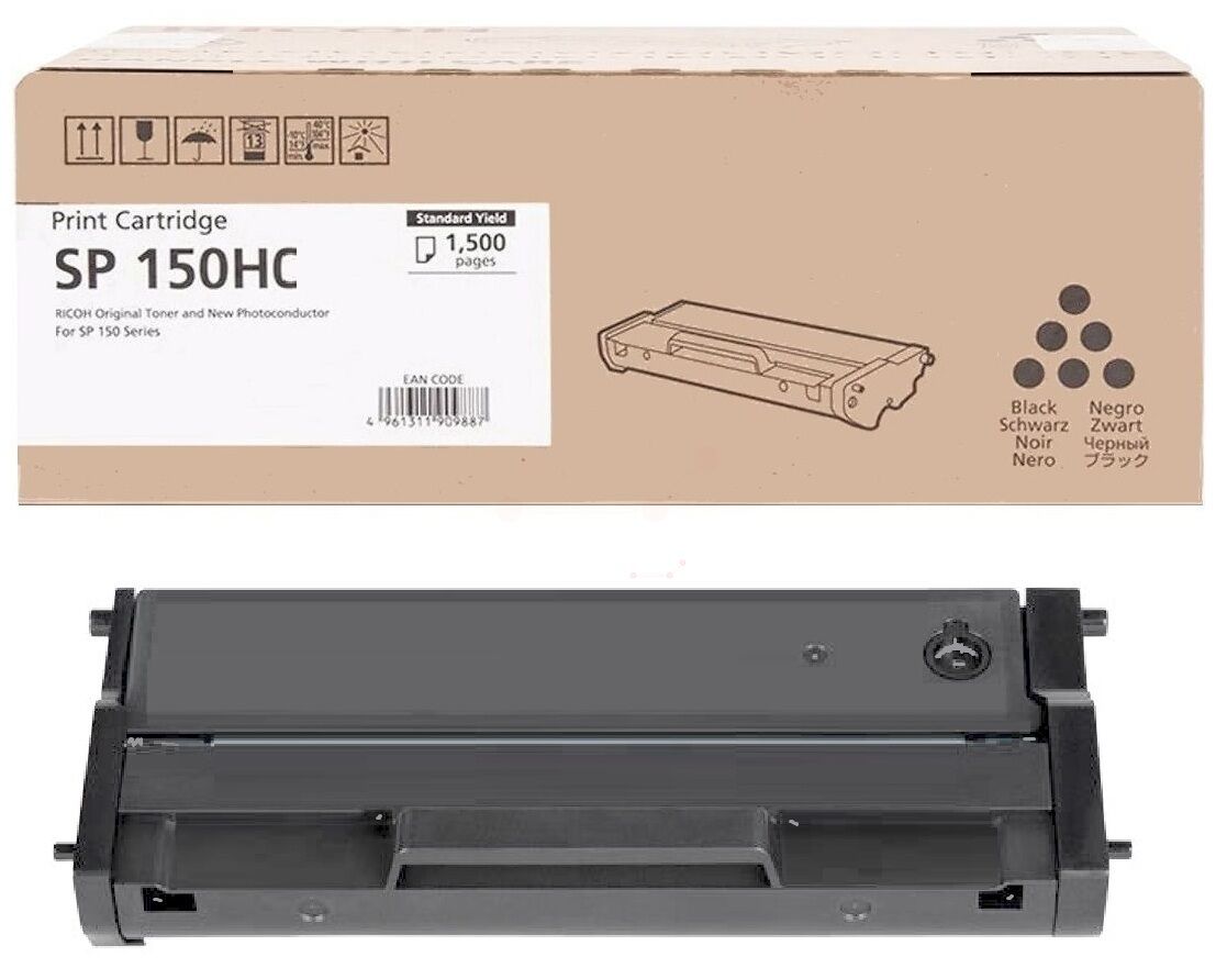 Original Toner Ricoh TYPE 150 HC (408010) schwarz