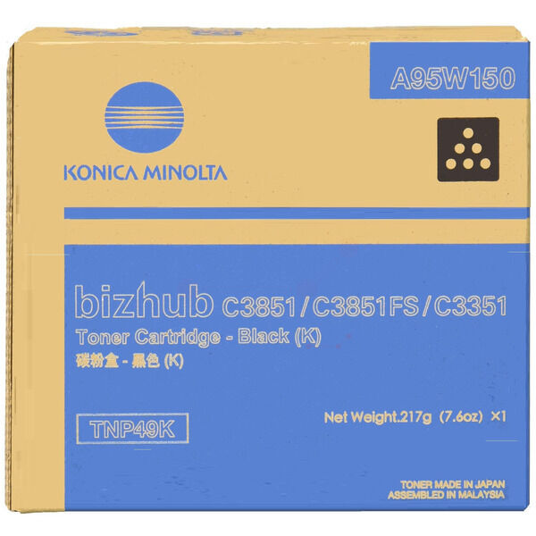 A95W150 Original Toner Konica Minolta TNP-49 (A95W150) schwarz