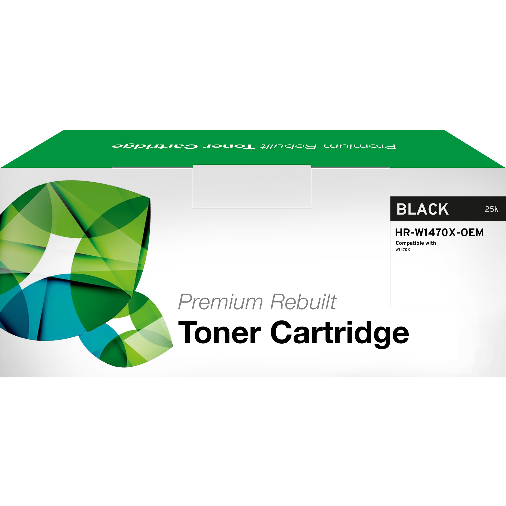 Rem. Toner HP W1470X (147X) OEM Chip schwarz