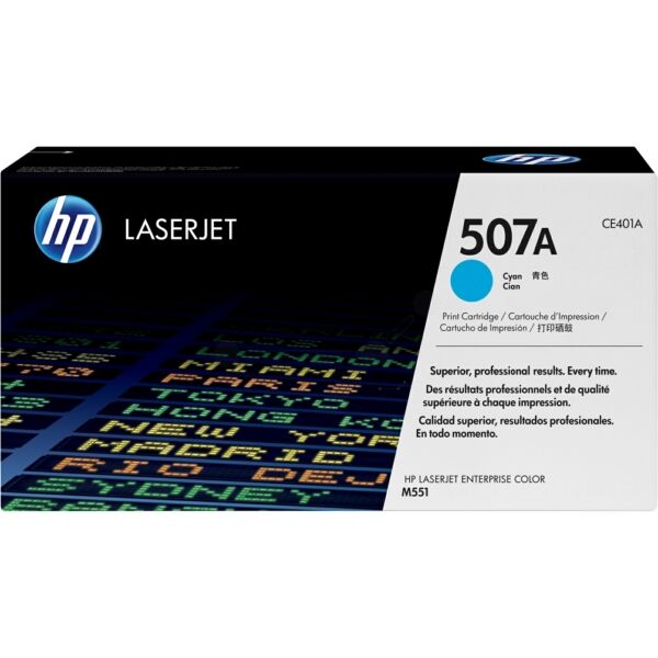 Original Toner HP CE401A (507A) cyan