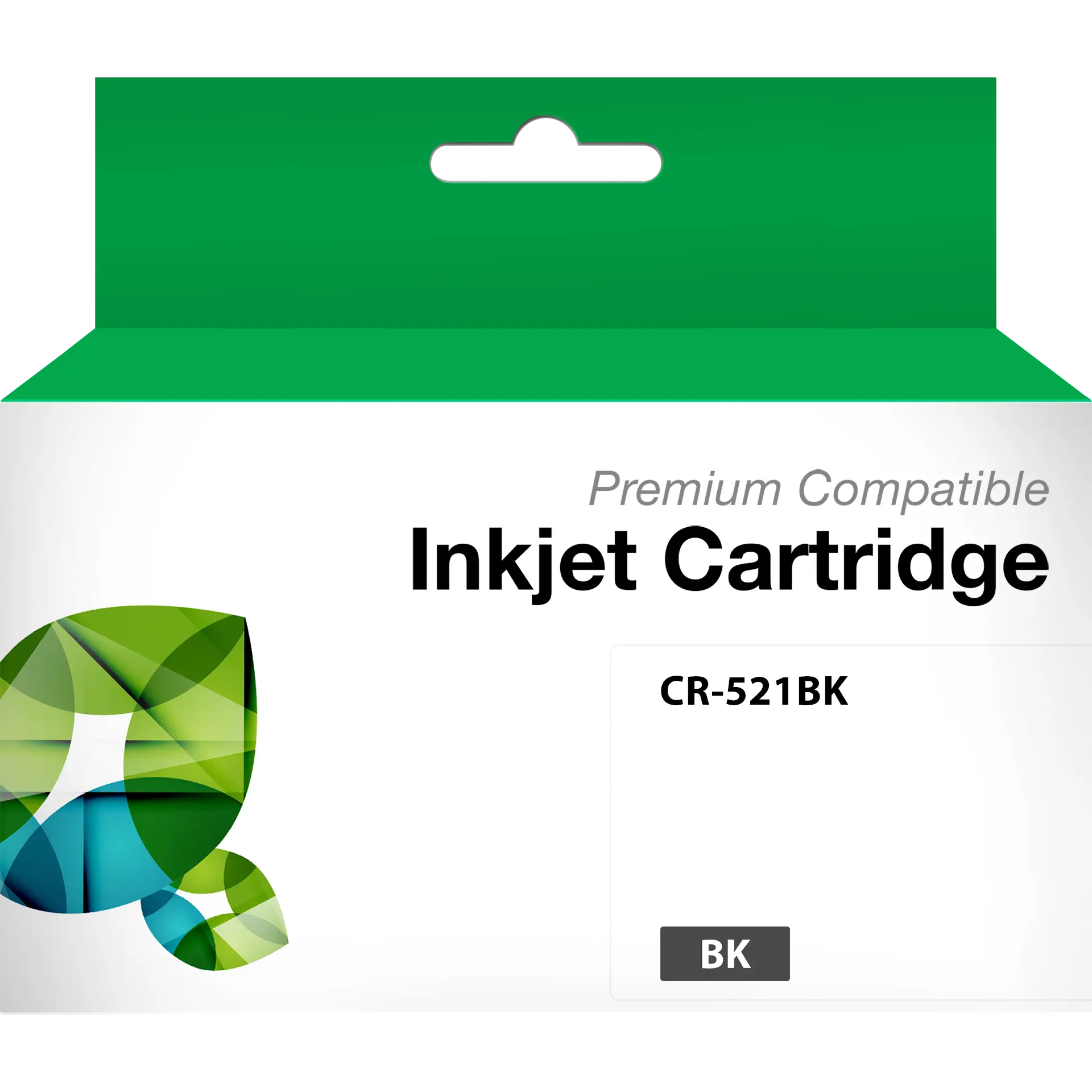 Recycelte Tintenpatrone Canon CLI-521 (2933B001) foto schwarz